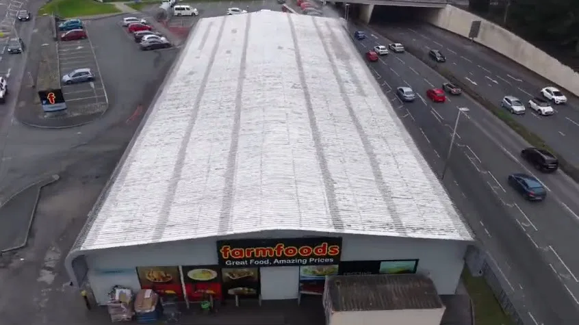 Commercial Exterior Cleaning - Farmfoods, Plymouth