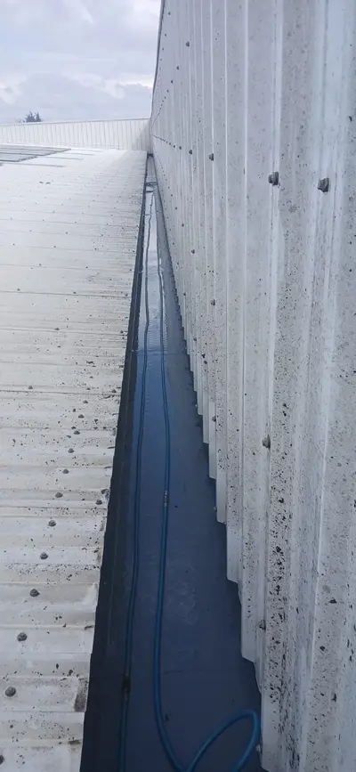 Commercial Warehouse Roof, Cladding and Gutter Cleaning - Desborough (Kettering Area) - photo 6